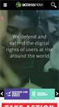 Mobile Screenshot of accessnow.org