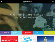 Tablet Screenshot of accessnow.org
